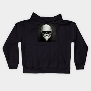 Christmas Santa Claus skull Kids Hoodie